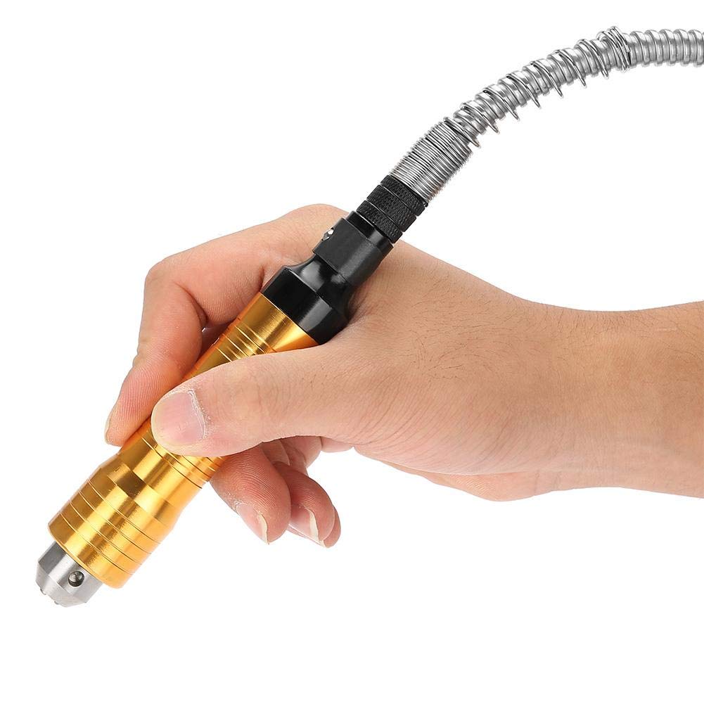 Attrezzo rotativo dell'albero della lega di alluminio del collegamento flessibile dell'albero di 6mm con la maniglia del mandrino di 0.5-6.5mm, misura per lo strumento rotatorio della smerigliatrice