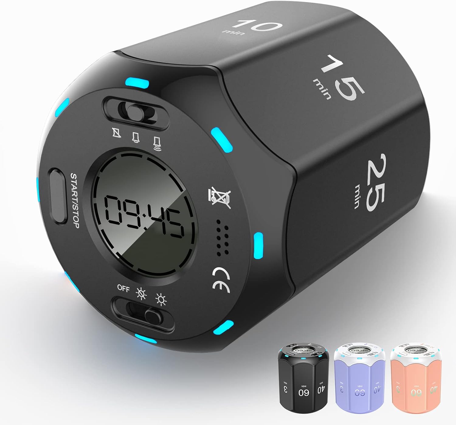 Amazon.com: Pomodoro Timer, Digital Cube Kitchen Timer, Octahedron ...