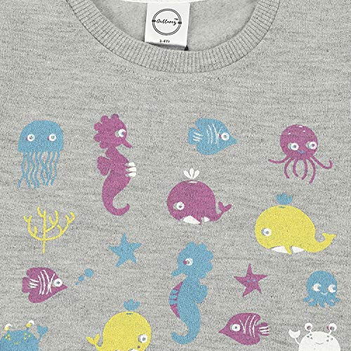 Image of Gubbarey Girls' Sweatshirt (SS1060 Light Grey 5-6 Years)