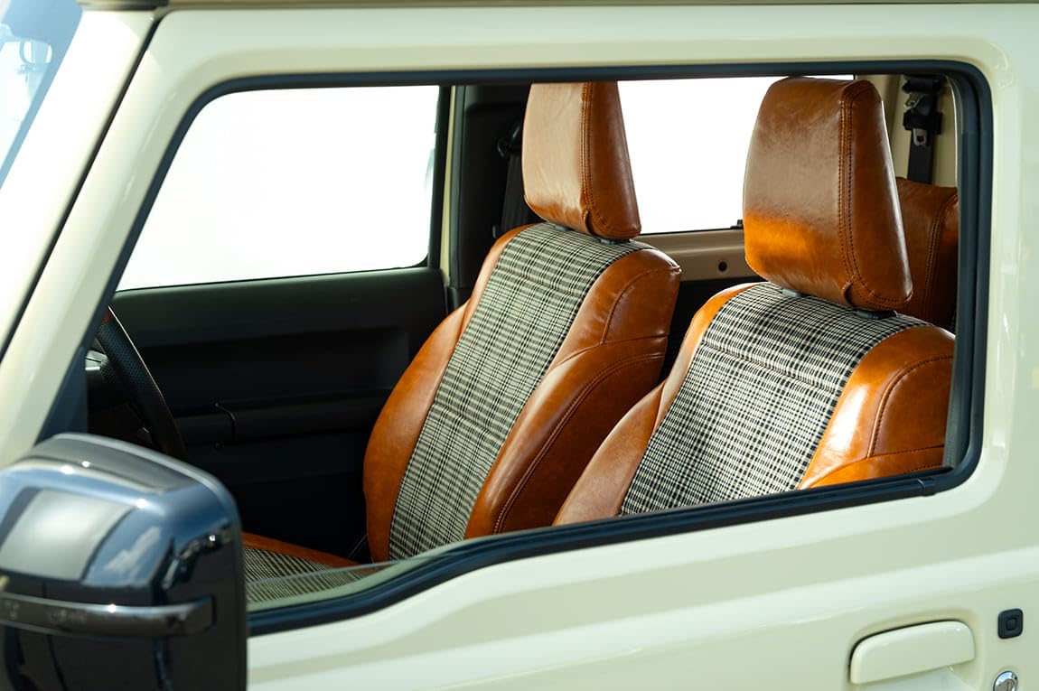 Amazon | ショウワガレージ シートカバー オールド × チェック  