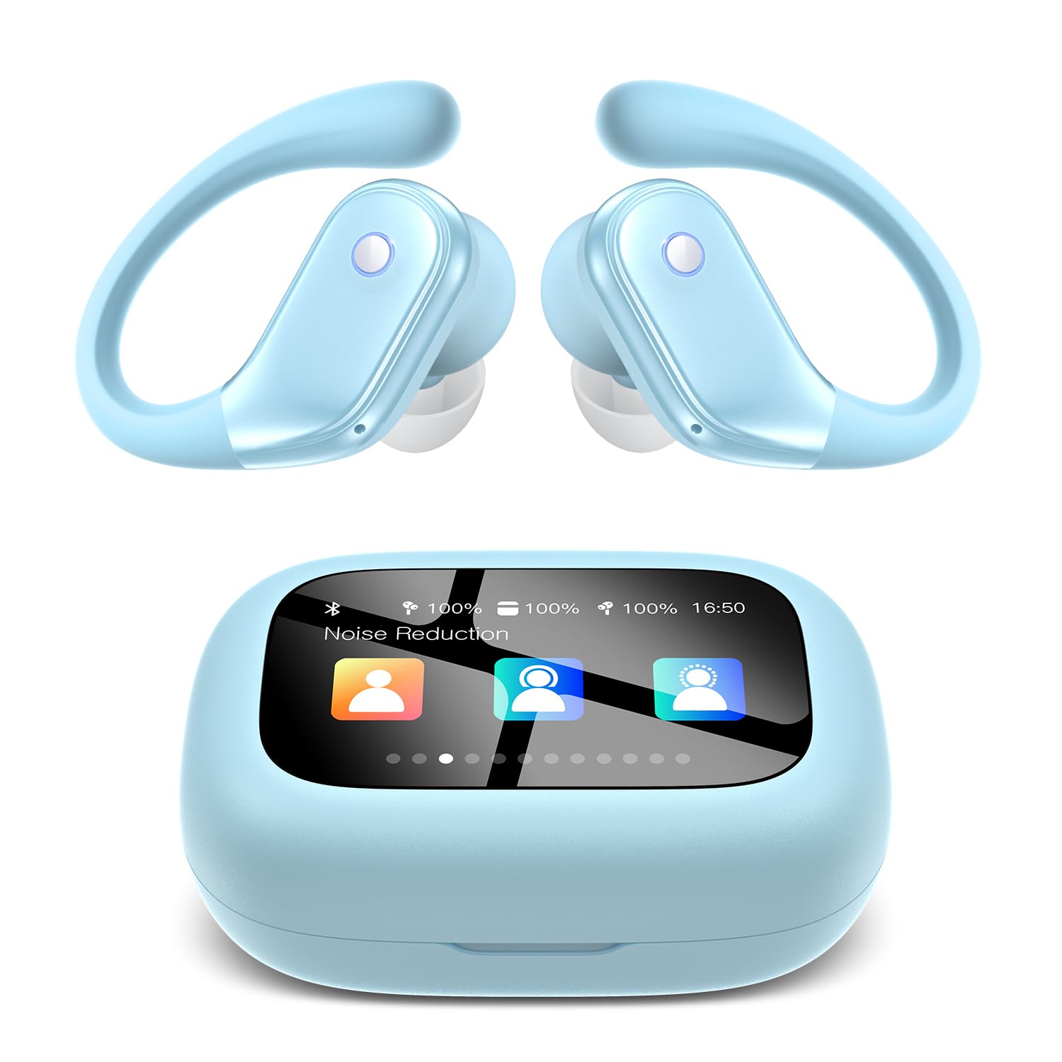 Jaddsa Wireless Earbuds: ENC Noise Cancelling, Bluetooth 5.4, Bass Sound