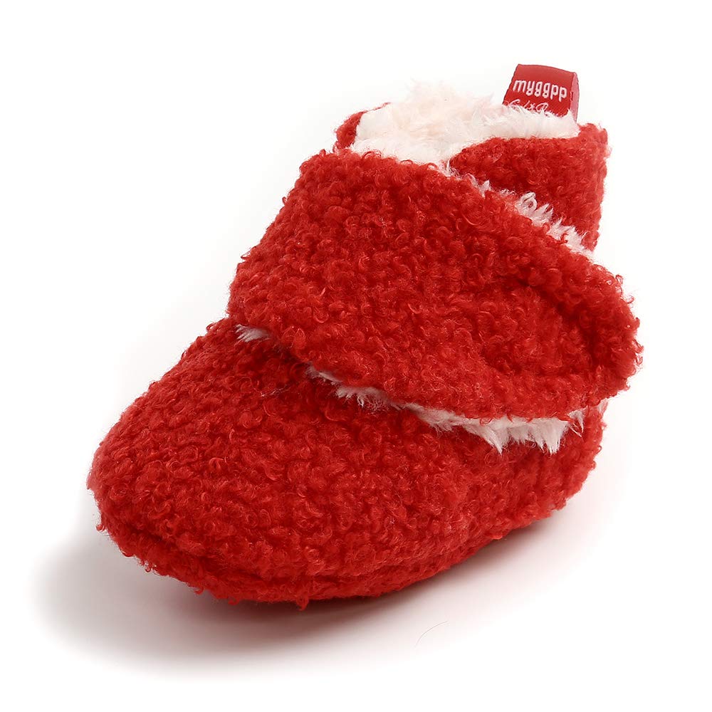 MK MATT KEELY Zapatos Bebe Niña Niño Invierno Botas de calcetín de Recién Nacido Casa con Suela Blanda 0-18 Meses