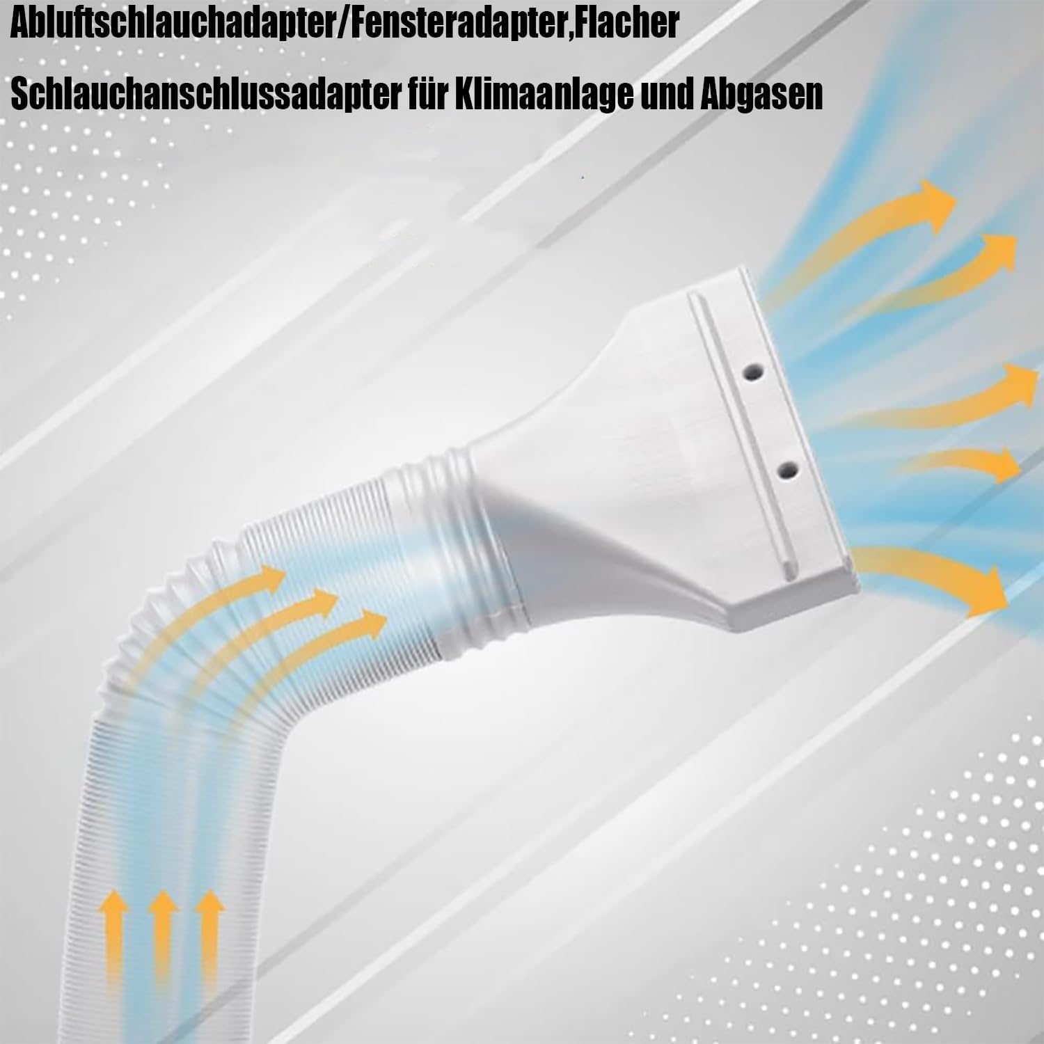 Klimaanlage Dachfenster, Abluftschlauch Fensterdurchführung, Dachfenster Klimaanlage Abdichtung, Fensterabdichtung für Mobile Klimageräte, Fensteradapter für Mobile Klimageräte (A)