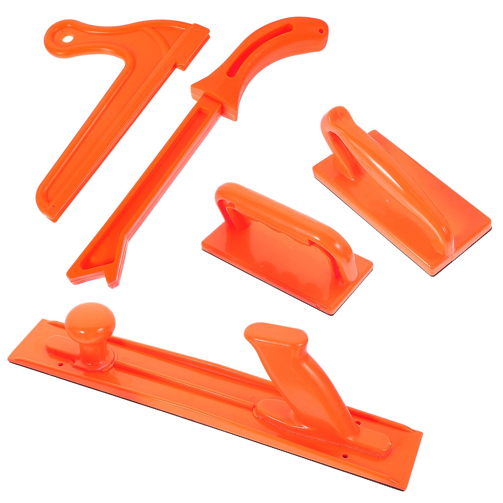 Beavorty Juego de Bloque de Empuje para Carpintería Base de Goma y ABS, Accesorio Seguro y Lavable para Aplicaciones de Corte en Madera