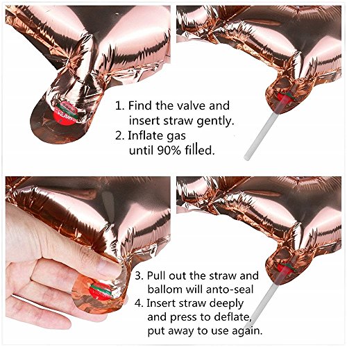 40 Inch Red Jumbo Digital 1 Number Balloons Huge Giant Balloons Foil Mylar Number Balloons For Birthday Party,Wedding, Bridal Shower Engagement Photo Shoot, Anniversary #TOP3