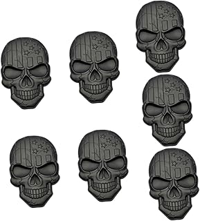NOLITOY Adesivos Automotivos 7 Peças Adesivo De Caveira Para Carro Acessórios De Carro De Halloween Americanos Fjbiden Para Carro Bandeira Americana De Decalque De Vinil