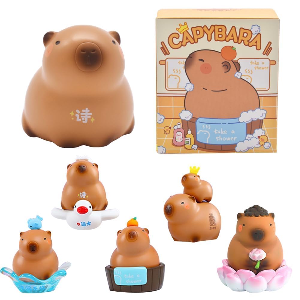 piercing Capybara Blind Box, Blind Boxes Collectible, Easy to Carry Capybara Blind Box Surprise Toy with Unique Designs - Cute Animal Figures for Display, Desk Decor, and Fun Unboxing Experience-image-17