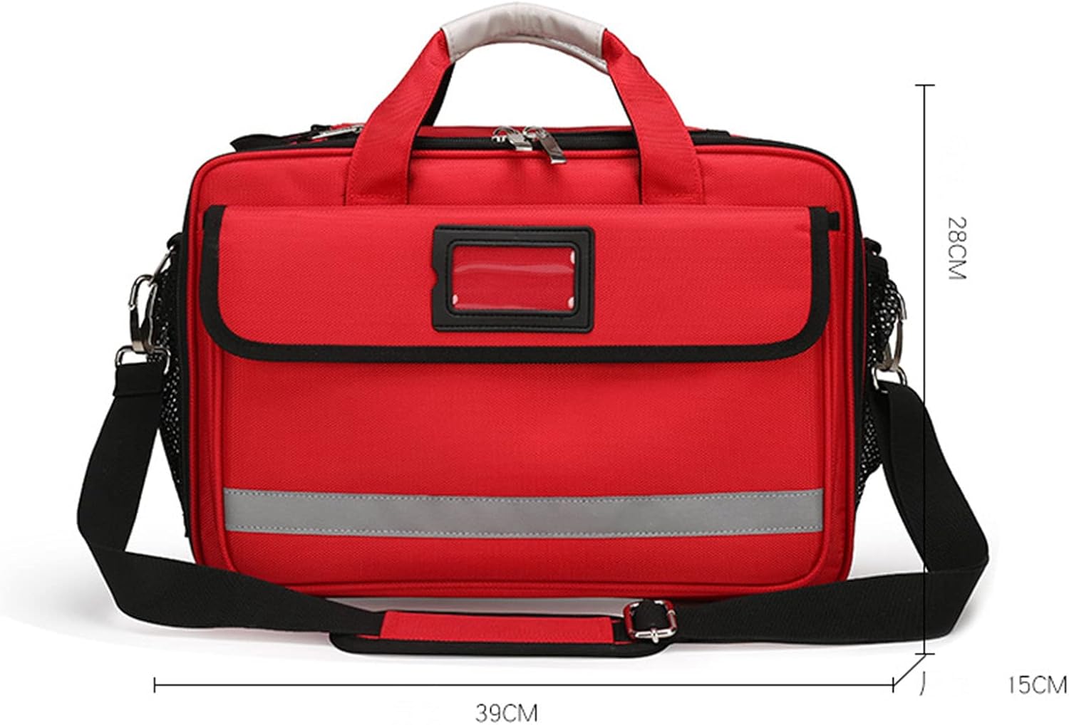 Emergency First Aid Bag with Front PocketFirst Responder Aid Bag with ReflectiveFirst Aid Kit Bag for Hiking and Outdoor
