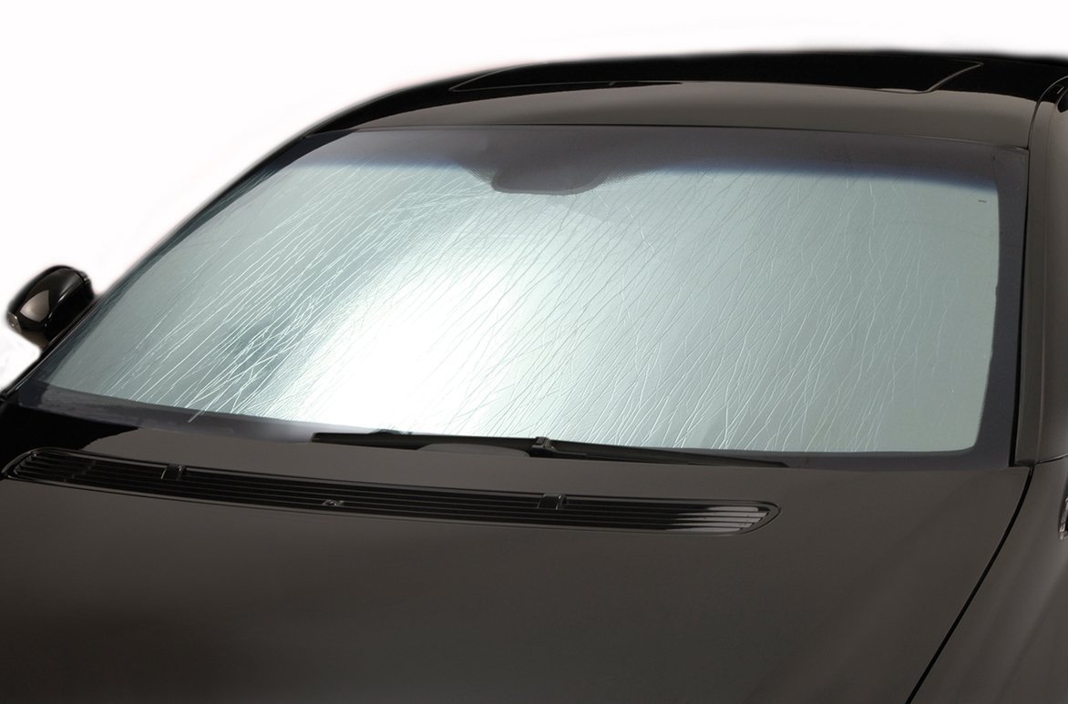 Intro-Tech DG-79A-R Silver Ultimate Reflector Custom Fit Folding Windshield Sunshade for Select Dodge Challenger / SRT8 Models w/Sensor