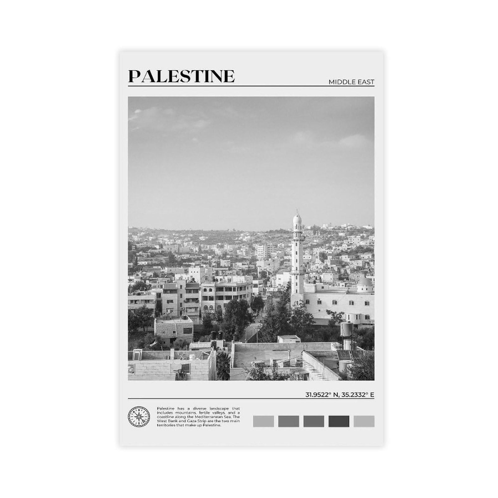 Palestine Wall Art: Elegant Aesthetic Decor Review