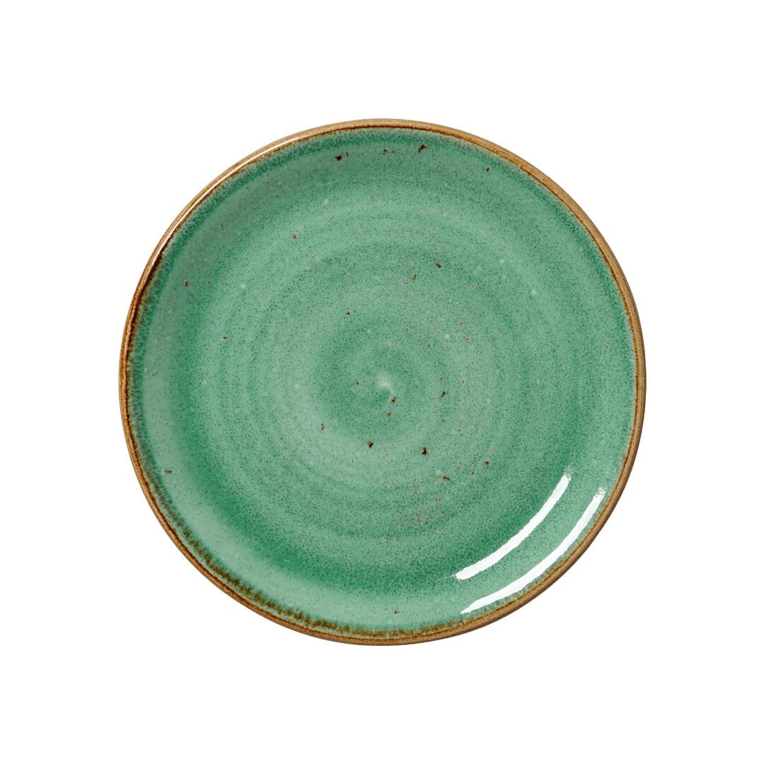 Steelite Green Craft Aqua Coupe Plates 202Mm (12 Pack)