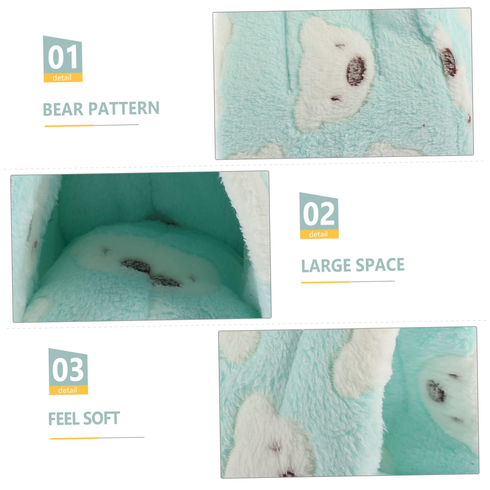 FOMIYES 3stücke Kuschelnest Für Kleintiere Baumwoll-Schlafsack Für Hamster Meerschweinchen Und Chinchillas Warm Und Bequem Für Sicheren Schlaf Und Spielspaß