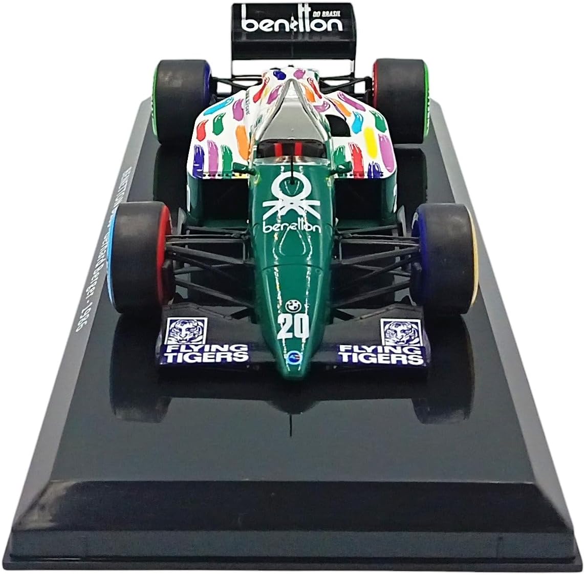 - 1/24 Scale Formula 1 car Compatible with Benetton B186 Gerhard Berger 1986 F1 - OR110