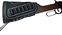 Vista 5 de Fundas de Rifle de Cuero de Vaca con Portacartuchos para Culata de Rifles 30-06,.308,.223, 45-70 .410