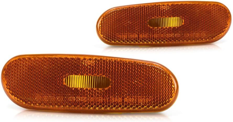 CarLights360 For 2000 01 02 03 04 2005 Toyota Celica Front Side Marker Light Driver and Passenger Side Pair TO2550116+TO2551116