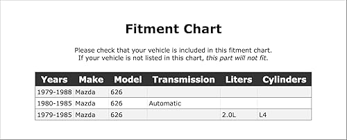 Miniatura 2 de Modulador de vacío de transmisión automática compatible con Mazda 626 2.0L L4 transmisión automática 1979 1980 1981 1982 1983 1984 1985 1986 1987