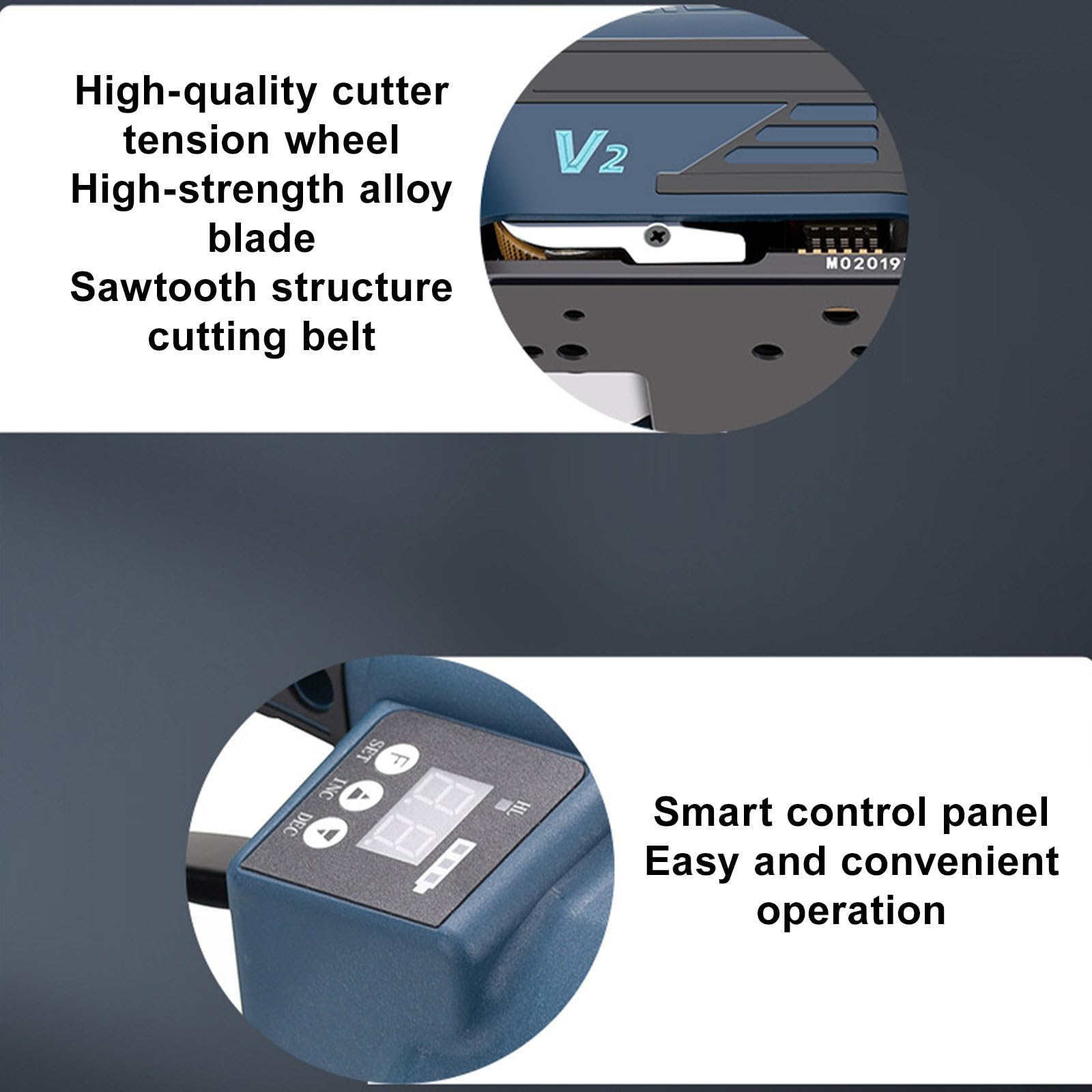 Handumreifungsmaschine, Elektrisches Schweißumreifungsgerät Für 13–16 Mm Breite PP-/PET-Bänder, Verpackungsumreifungsgerät Für Die Aluminiumindustrie, Holzkistenverpackung,2batteries
