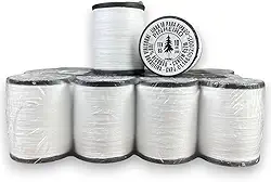 Linha Pinheiro para Pipa, Fio 10, 500 Jardas, Tex 85, Algodão 100%, Branco, 12 Unidades