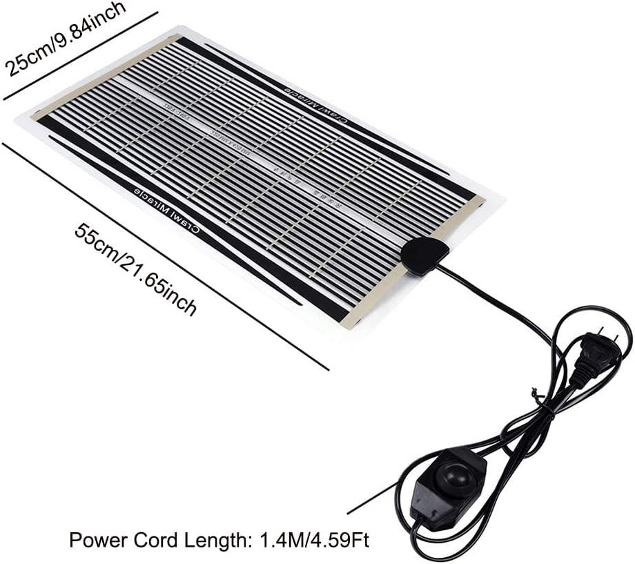 Alfombrilla térmica para reptiles 35W 110V con control de temperatura miniatura 6