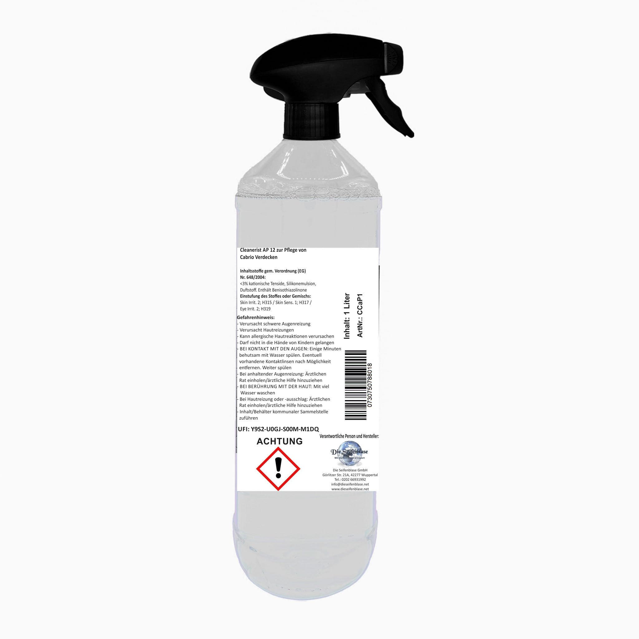 Cleanerist 1 + 1 litro Cabrioverdeck impregnante I Sigillante I Pulizia I Cura Set I Cabriodach I per copertura in tessuto, pelle, ecopelle e plastica (1 litri/11,95 Euro)