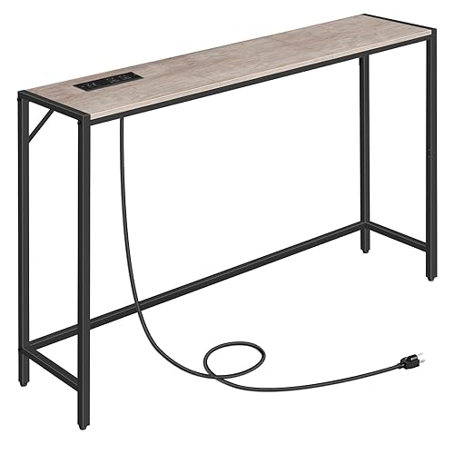 MAHANCRIS Console Table, Narrow Sofa Table, 43.3” Entrance Table with