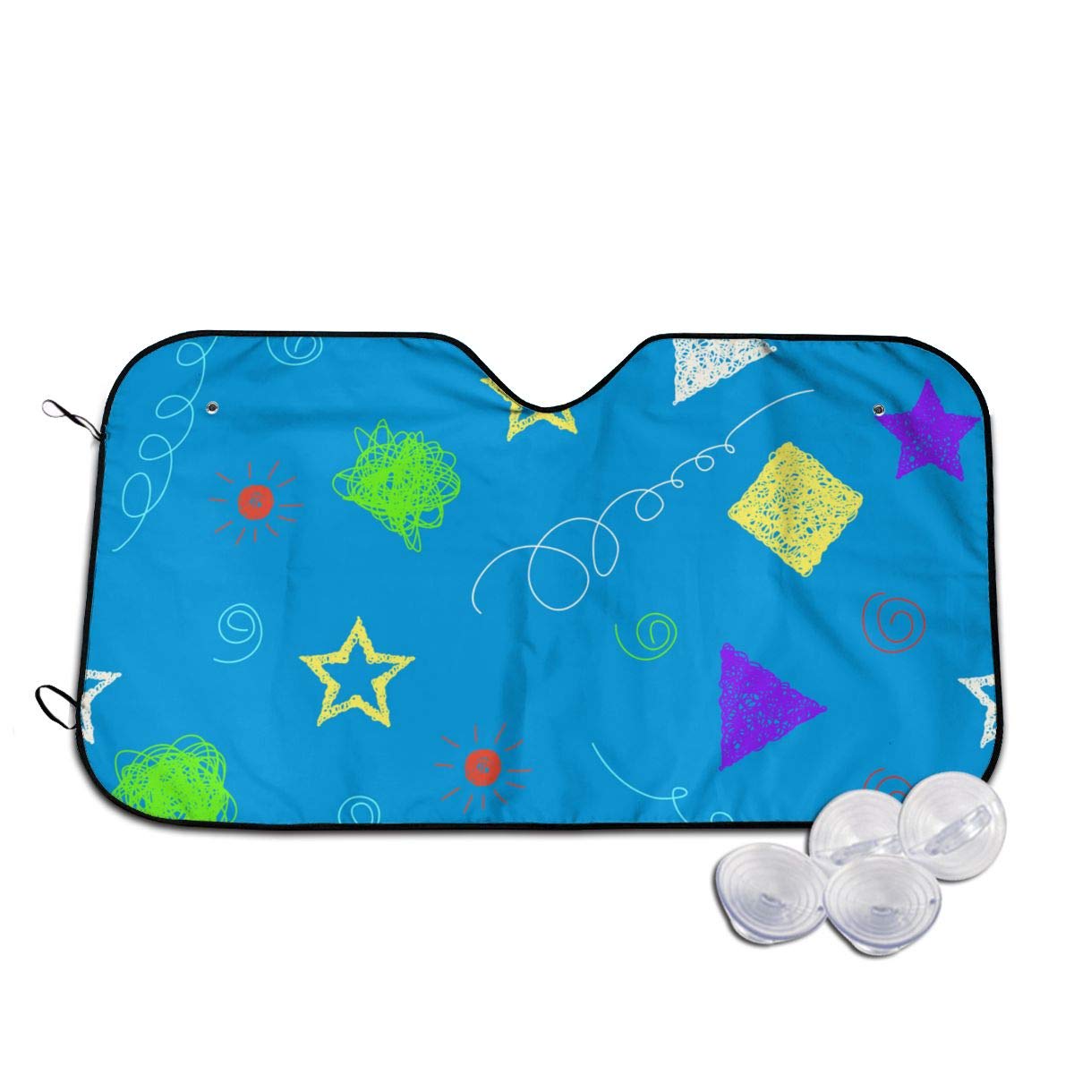 Graphic Element Car Windshield Sun Shade Car SunshadeKeep