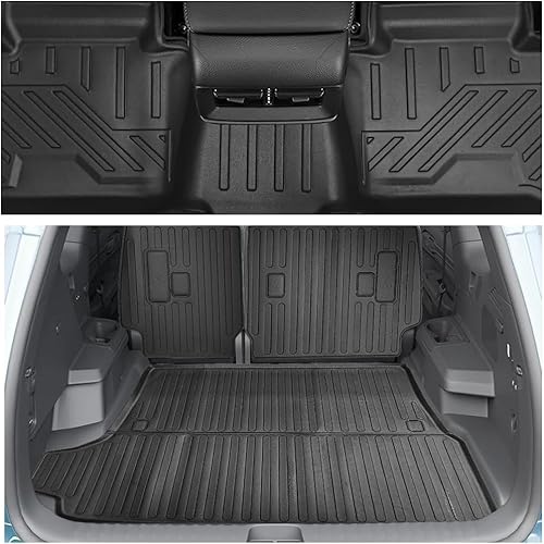 Miniatura 5 de Alfombrillas TPE para Piso y Maletero para Todo Clima para Toyota 4Runner Fuel 2025-2026 5 Asientos - Forros de Coche de Servicio Pesado