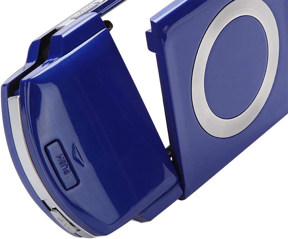 ASHATA Full Case Cover Replacement for Sony PSP 1000 Game Console, Strong Protection Anti-Slip Shell with Buttons Kit (Blue)