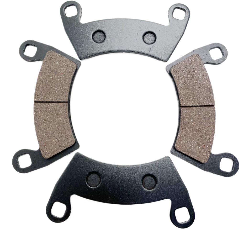 Juego de 2 Pares de Pastillas de Freno Delanteras y Traseras Compatible con Polaris RZR Crew 570 800 900 1000 XP EPS