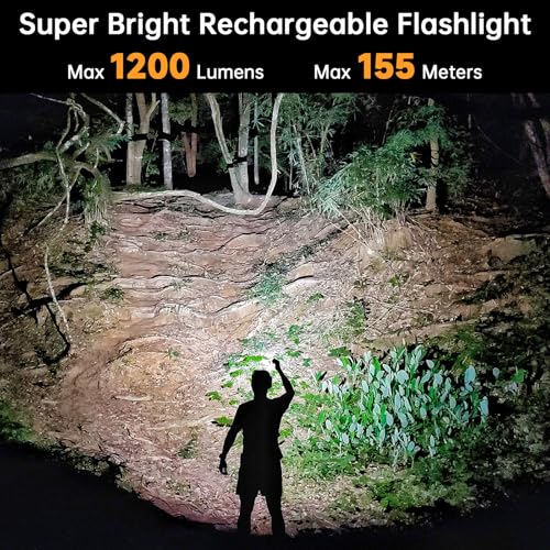 Wurkkos FC11C Led Flashlight Rechargeable High Lumen 1200, 90 High Small Powerful Flashlight, Super Bright EDC Flashlight IP68 Waterproof, 155Meters, Magnetic Flashlight for Home(Orange 5000K) by Wurkkos - Image 2