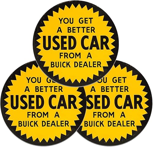 Miniatura 65 de Buick Car Company Authorized Service Insignia Emblem Seal Vintage Gas Signs Reproducción Car Company Letreros de metal de estilo vintage Letreros de