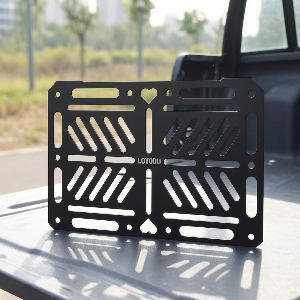 Caja Carga cho Coche Metal 40kg, Fijación con Pernos, Caja Equipaje, para s al Libre, para usuarios Coches, Style to 4