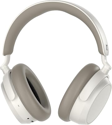 Sennheiser ACCENTUM Plus - Cuffie Bluetooth wireless, audio di alta qualità con funzione di ricarica rapida, autonomia di 50 ore e ANC ibrido adattivo - Bianco