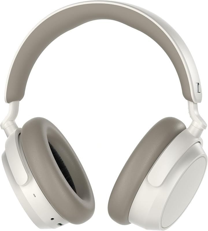 ACCENTUM Plus Auriculares supraaurales inalámbricos, batería de 50 horas, color blanco