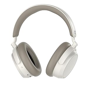 Sennheiser ACCENTUM Plus - Wireless Bluetooth Headphones, Quick-Charge Feature, 50-Hr Battery Playtime, Adaptive Hybrid ANC, White