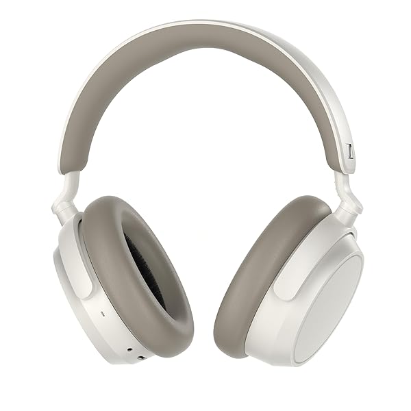 Sennheiser ACCENTUM Plus - Wireless Bluetooth Headphones, Quick-Charge Feature, 50-Hr Battery Playtime, Adaptive Hybrid ANC, White