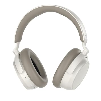 Sennheiser ACCENTUM Plus Wireless Over Ear Headphones,German Design,Adaptive ANC,50H Battery,Sound Personalization,Touch Control,Multipoint Connectivity,Clear Calls,10Min Charge = 5H,2Y Warranty,White