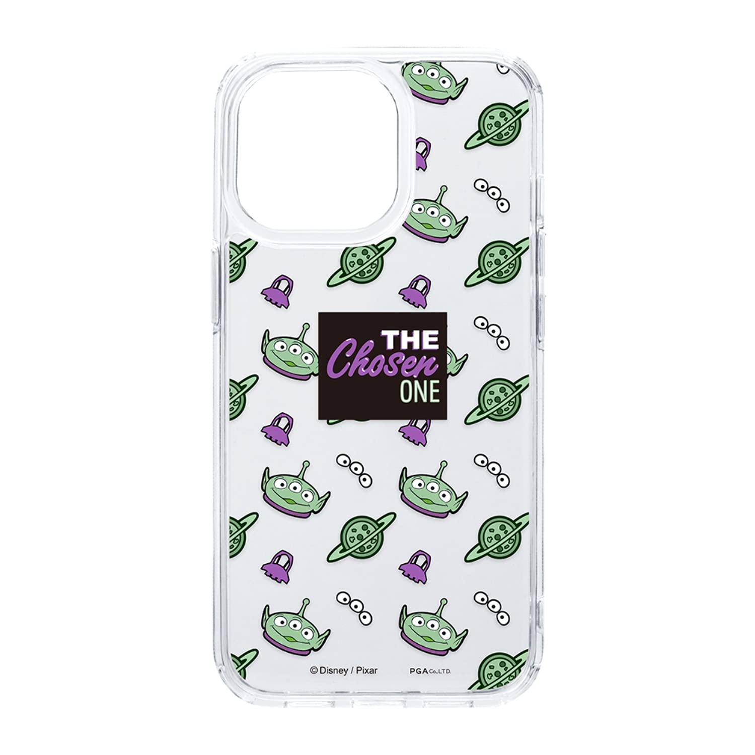 Premium Style iPhone 13 Pro用 抗菌ハイブリッドケース [エイリアン] PG-DPT21N04LGM