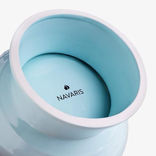 Miniatura 6 de Navaris Estación de riego de abejas, cuenco de cerámica para alimentar y regar abejas, mariposas, insectos pequeños, estación de agua decorativa