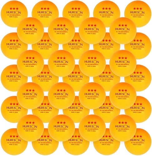 GAREGEAR HUIESON 100 Pack Orange 3-Star Table Tennis Balls Advanced Training Ping Pong Ball
