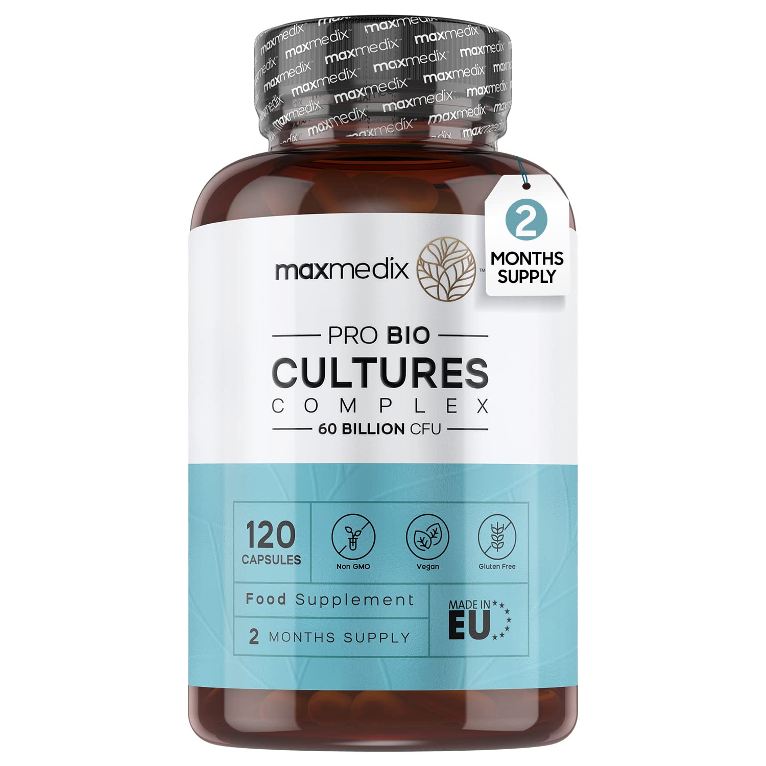 Buy Pro Bio Cultures Complex 60 Billion CFU 120 Vegan s (2 Months