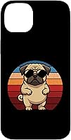 Vista 15 de Retro Pug Dog Mom Dog Dad Funny Pug Case for iPhone 17