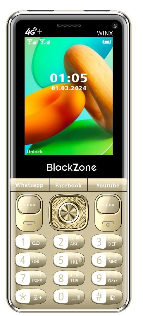Black Zone Winx 4G Plus 3GB RAM/16GB ROM with JIO/Whatsapp, Facebook, Instagram Support Black Zone Winx 4G Plus 3GB RAM/16GB ROM with JIO/Whatsapp, Facebook, Instagram Support