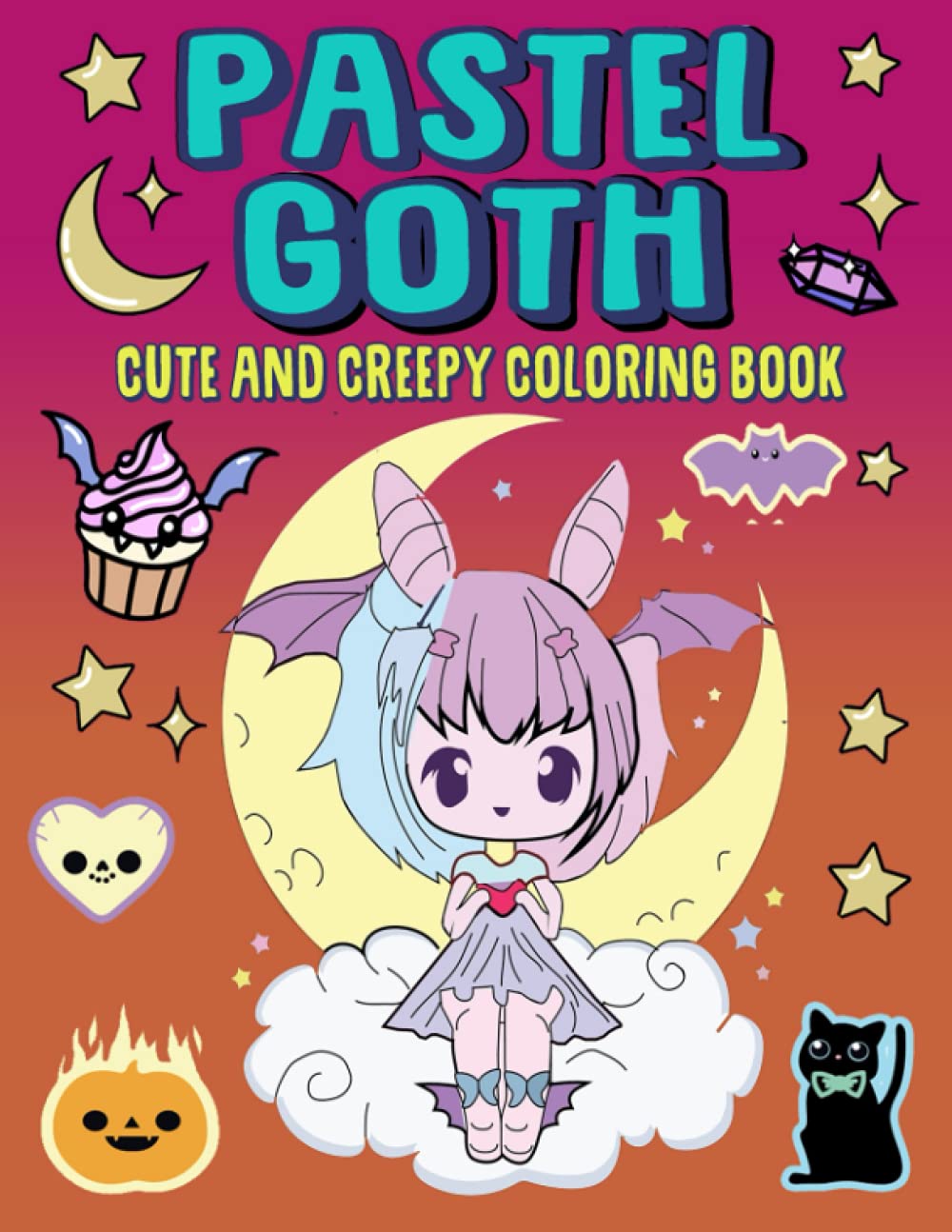 Buy Pastel Goth Cute And Creepy Coloring Book Kawaii And Cute Horror
