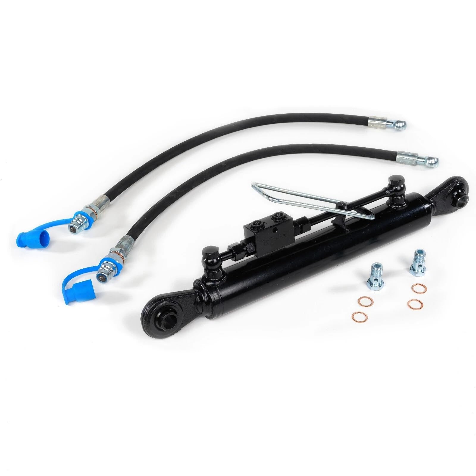 TERZO PUNTO IDRAULICO TRATTORE Cat. 2-2 690-1090 mm CON VALVOLA E TUBI