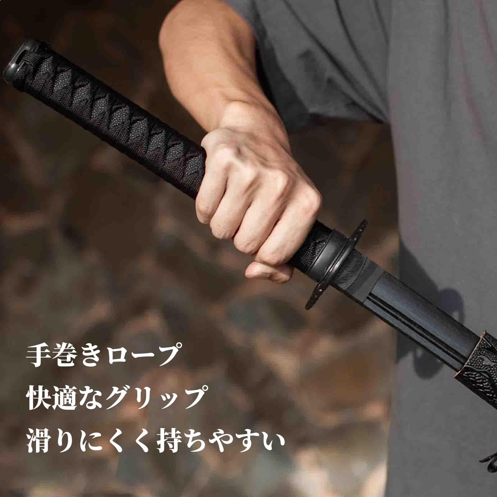 Amazon | 木刀 鞘付き 木製竹ナイフ サムライソード 100cm 普及型 日本