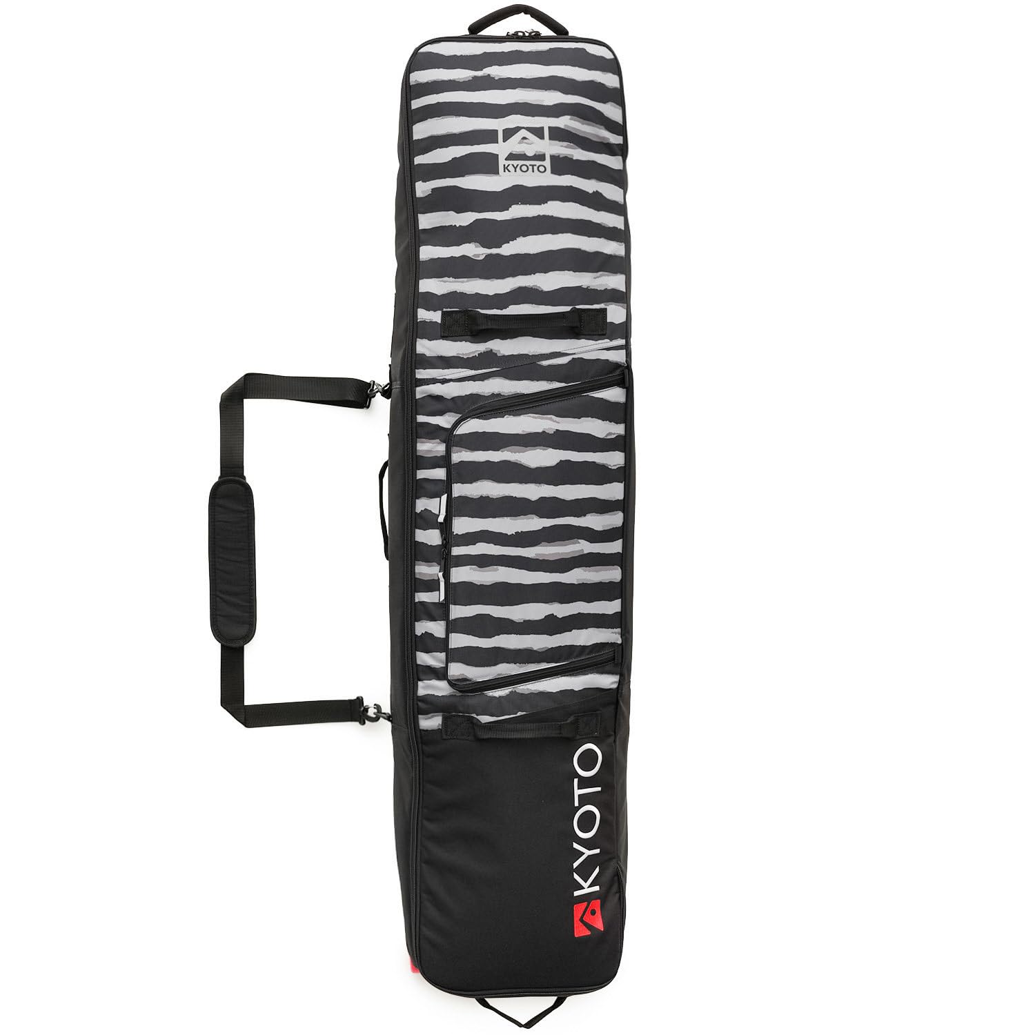 Kyoto Sumo Roll Pro Snowboardtasche mit Rollen - Gepolsterte Rollende Snowboard Reisetasche, verschließbare Reißverschlüsse, robuste Konstruktion