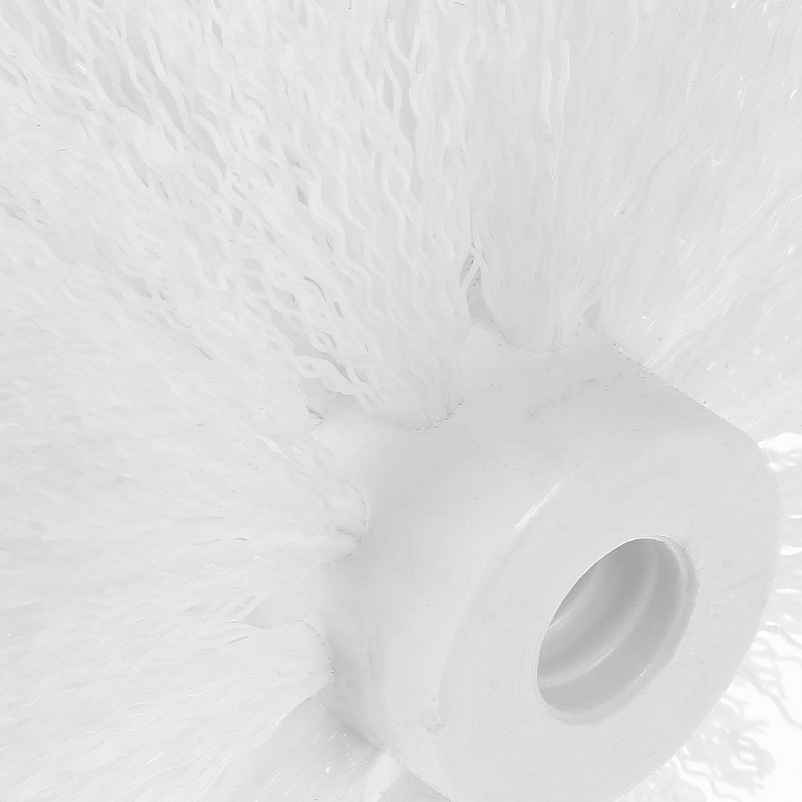 FOMIYES Toilet Bowl Brush Refill 4pcs Plastic Brush Replacement Heads Sturdy Durable Cleaning Tools