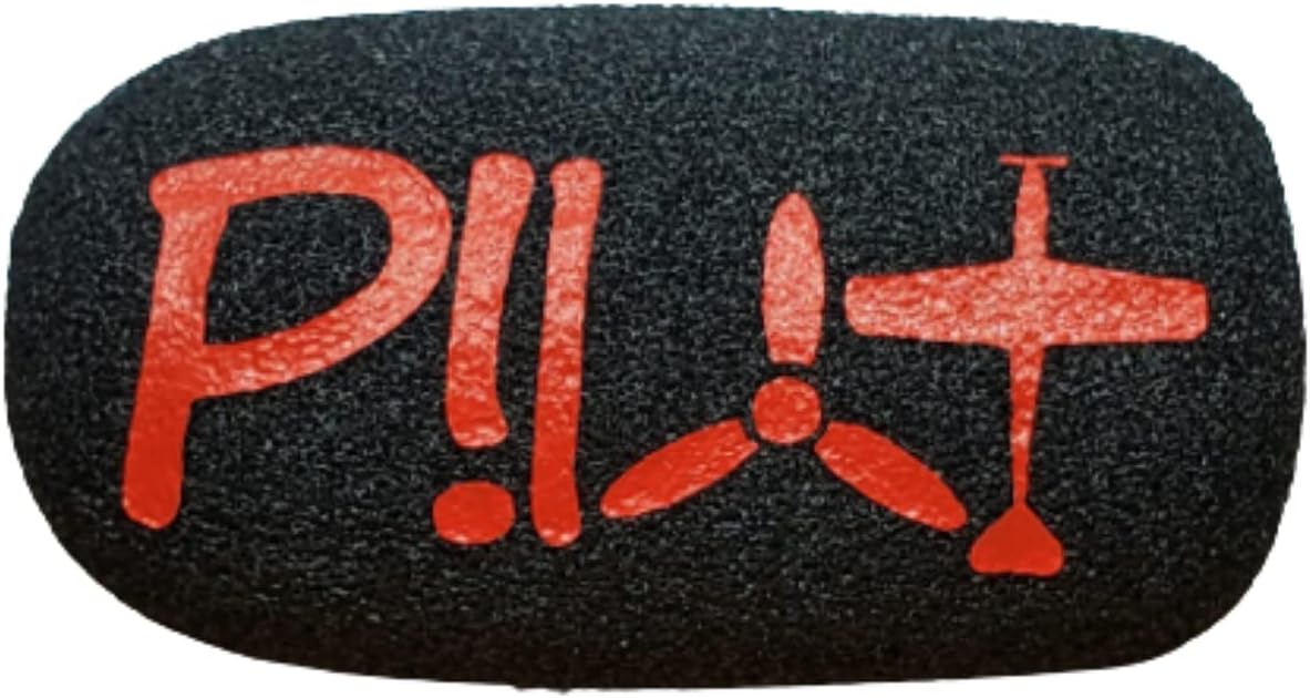 Pilot Custom Aviation Mic Muff for Headsets (Red)
