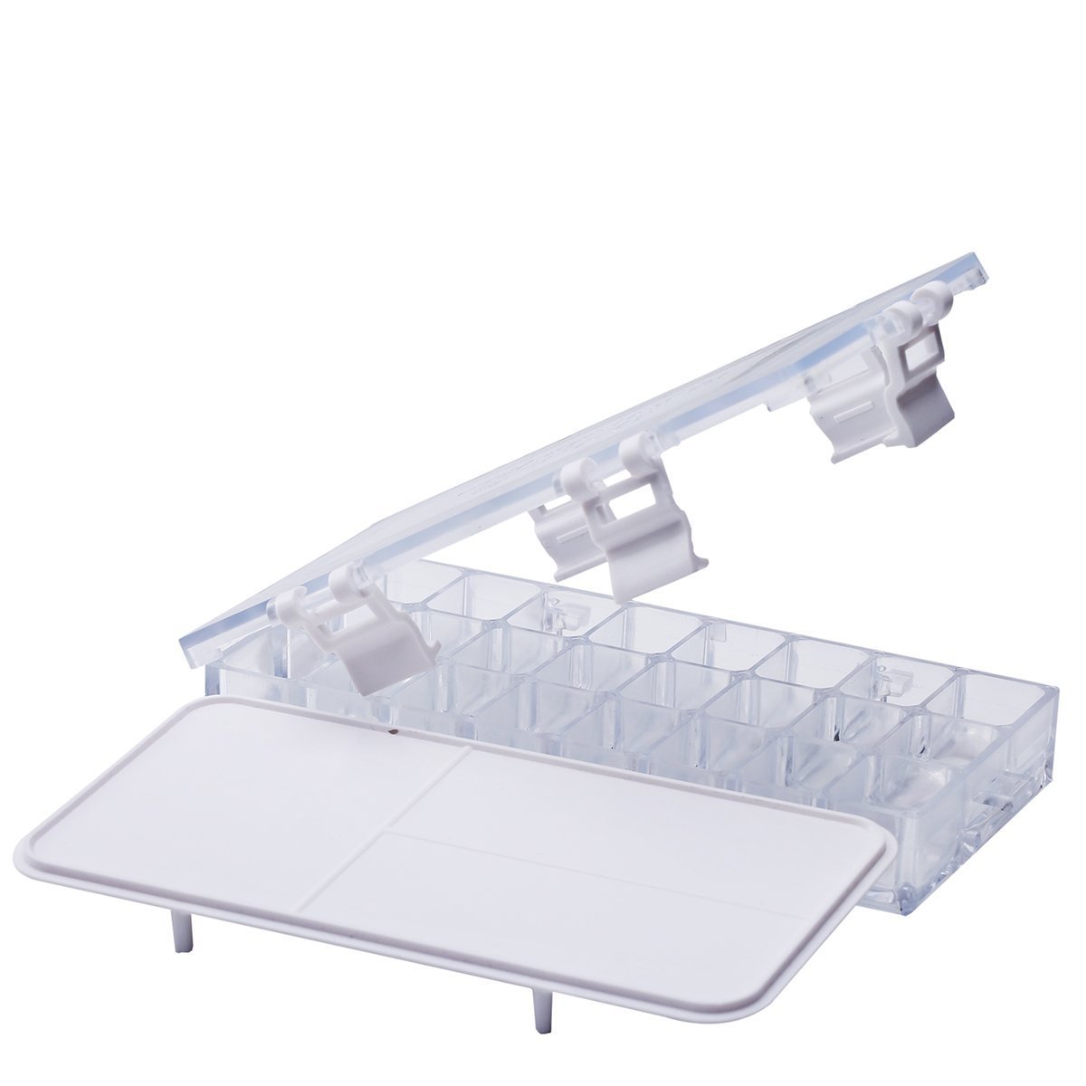 Buy MEEDEN Paint Palette Box with Lid, 24 Deep Wells Airtight Container